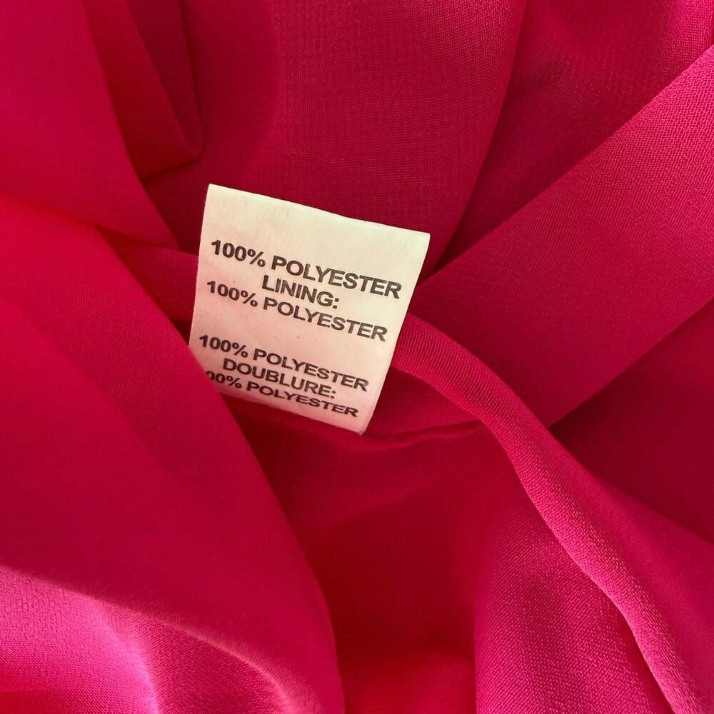 Ramy Brook Kiki size 0 Hot Pink Satin Bodycon Mini Dress NWT - Picture 9 of 11